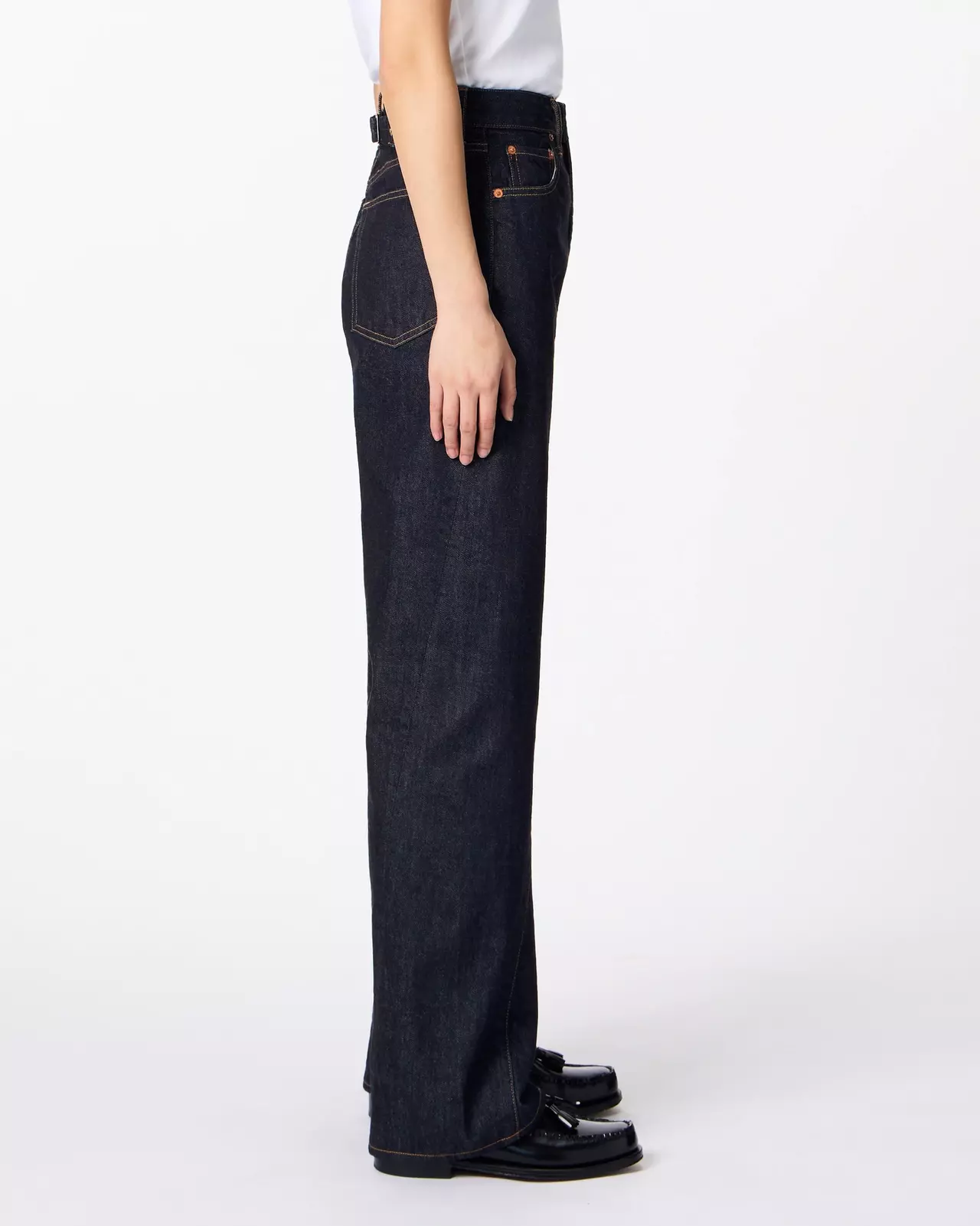 WOMEN | Skew Straight Jeans 11oz,INDIGO, large image number 1