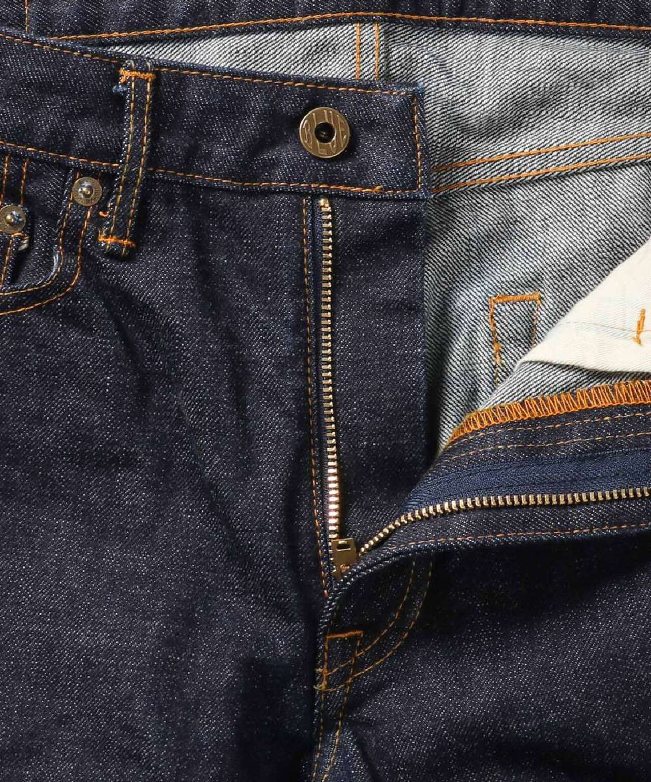 J301 14.8oz US Cotton Straight Selvedge Jeans,INDIGO, large image number 3