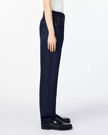 MEN | Selvedge Straight Jeans 14oz,INDIGO, large image number 1