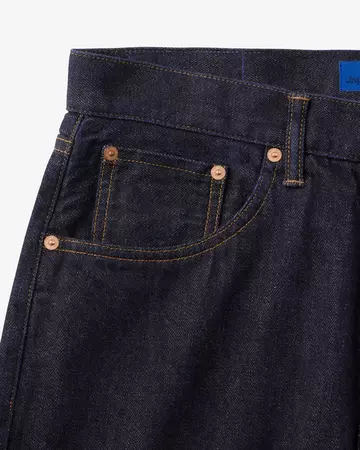 MEN | Selvedge Wide Jeans 12oz,INDIGO, large image number 8