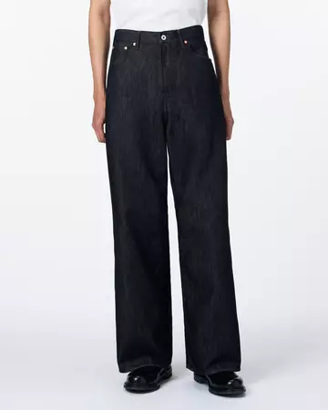 MEN | Light Loose Jeans 9oz Black,BLACK, large image number 0