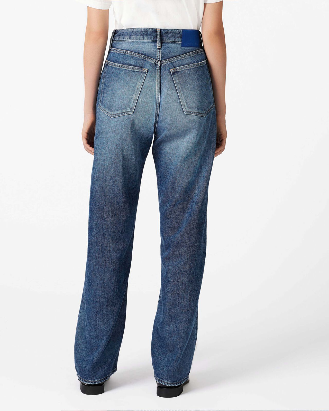 WOMEN | Light Straight Jeans 9oz Dark Indigo,DARK INDIGO, large image number 2
