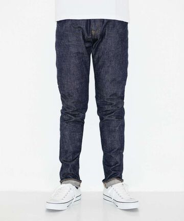 J204 12.5oz Africa Cotton Tapered Selvedge Jeans,INDIGO, large image number 0