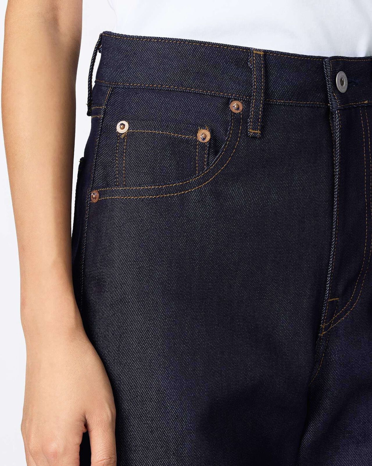 WOMEN | Light Curve Jeans 9oz Rigid,RIGID, large image number 3