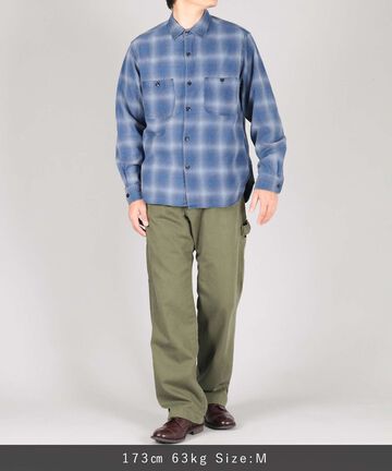 Organic Drill Painter Pants,OLIVE, large image number 2