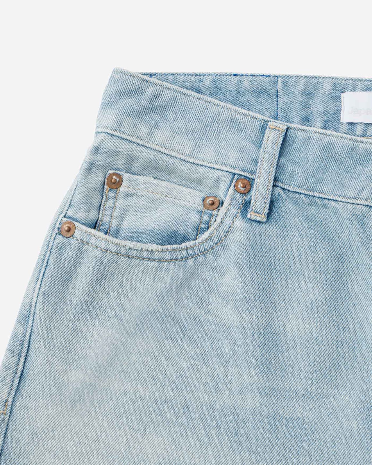 WOMEN | Light Baggy Jeans 9oz Light Indigo,LIGHT INDIGO, large image number 9