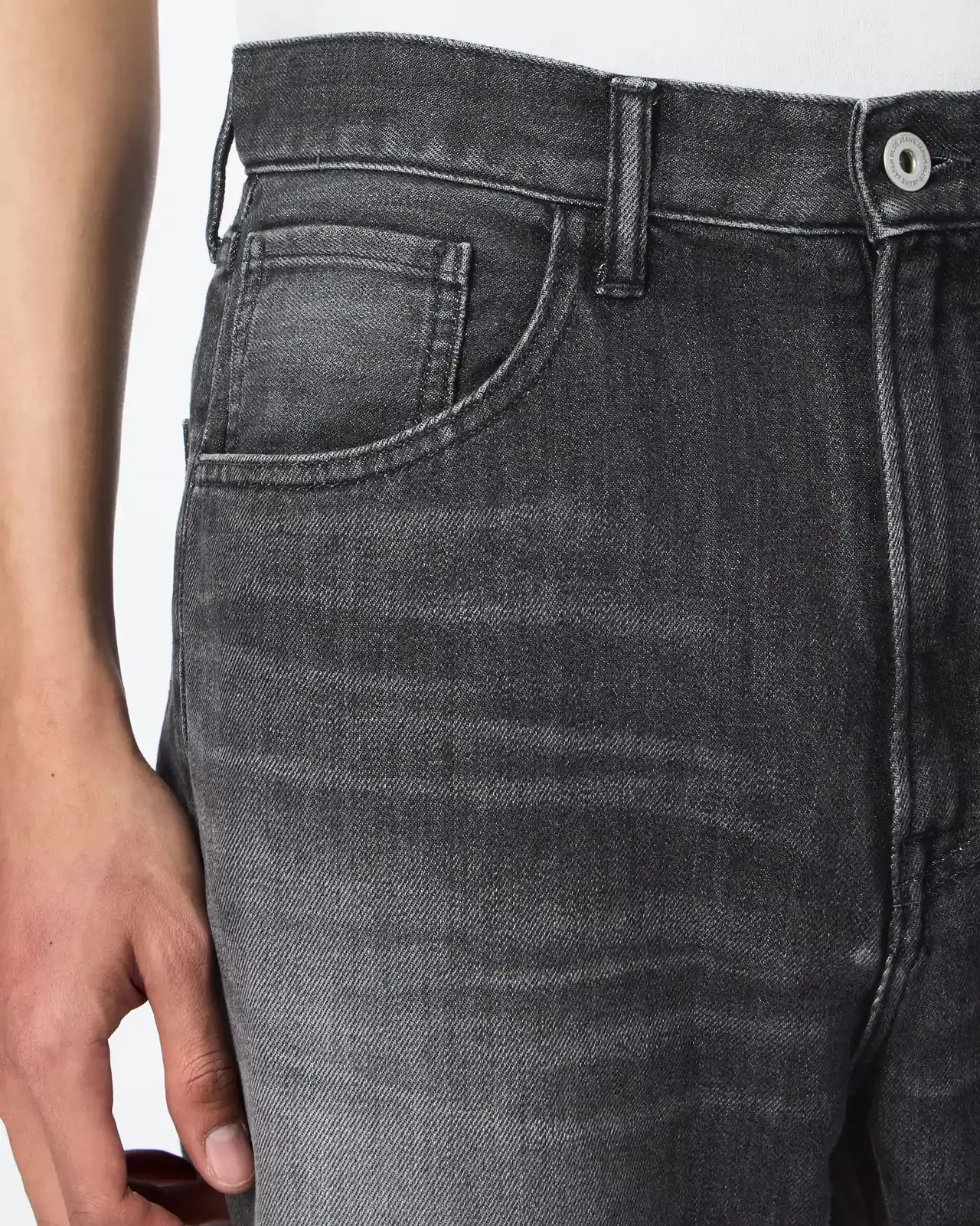 MEN | Light Tapered Jeans 9oz Washed Black,WASHED BLACK, large image number 3