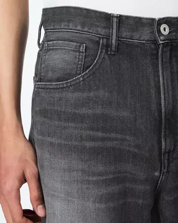 MEN | Light Tapered Jeans 9oz Washed Black,WASHED BLACK, large image number 3