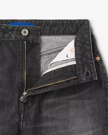 WOMEN | Switch Straight Jeans 11oz Washed Black,BLACK, large image number 5