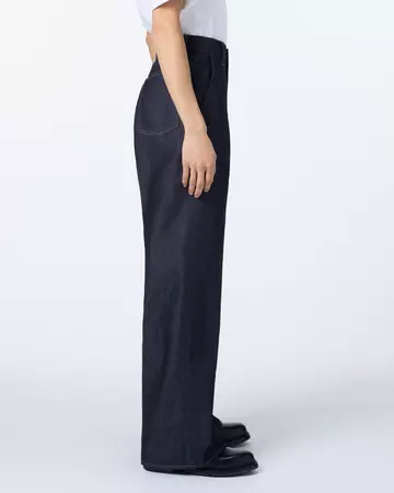 MEN | Light Wide Press Trousers 9oz Rigid,RIGID, large image number 1