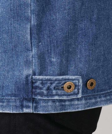 11oz Denim Smooth Swing Top Jacket,MEDIUM INDIGO, large image number 6