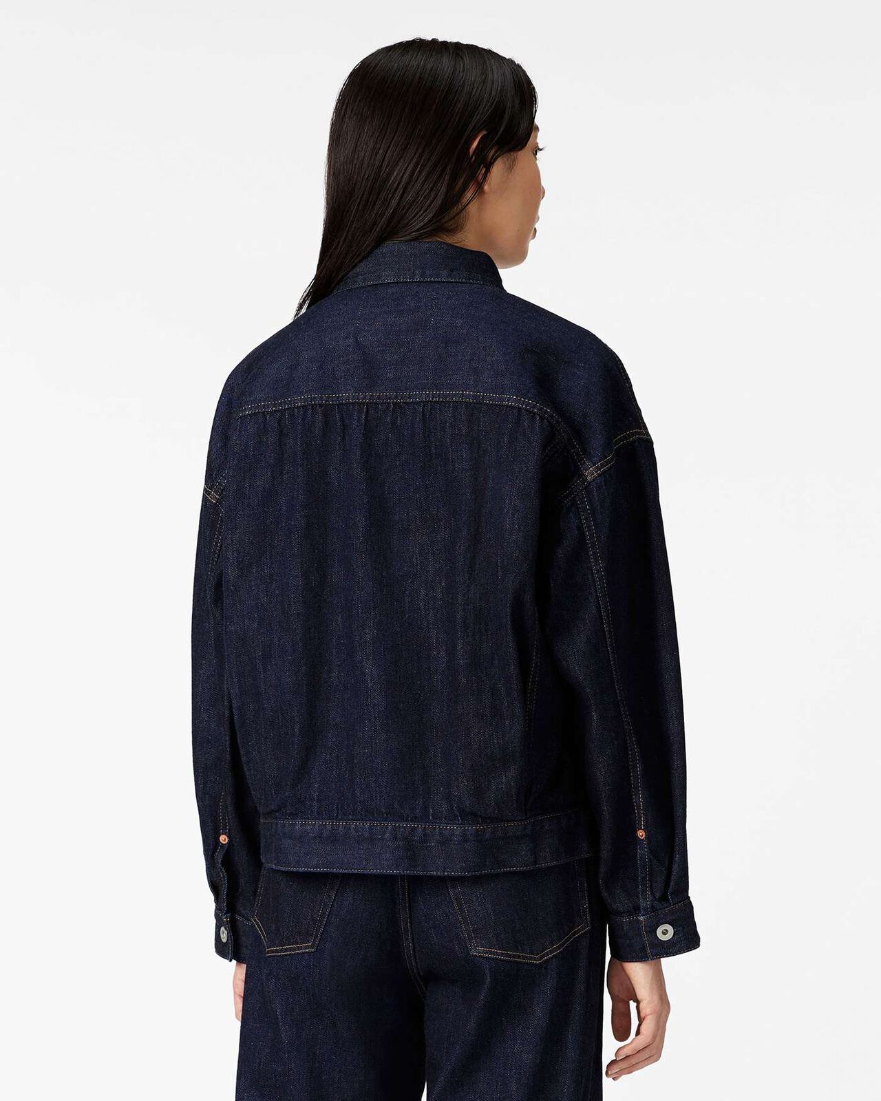 WOMEN | Selvedge Denim Jacket 12oz,INDIGO, large image number 2
