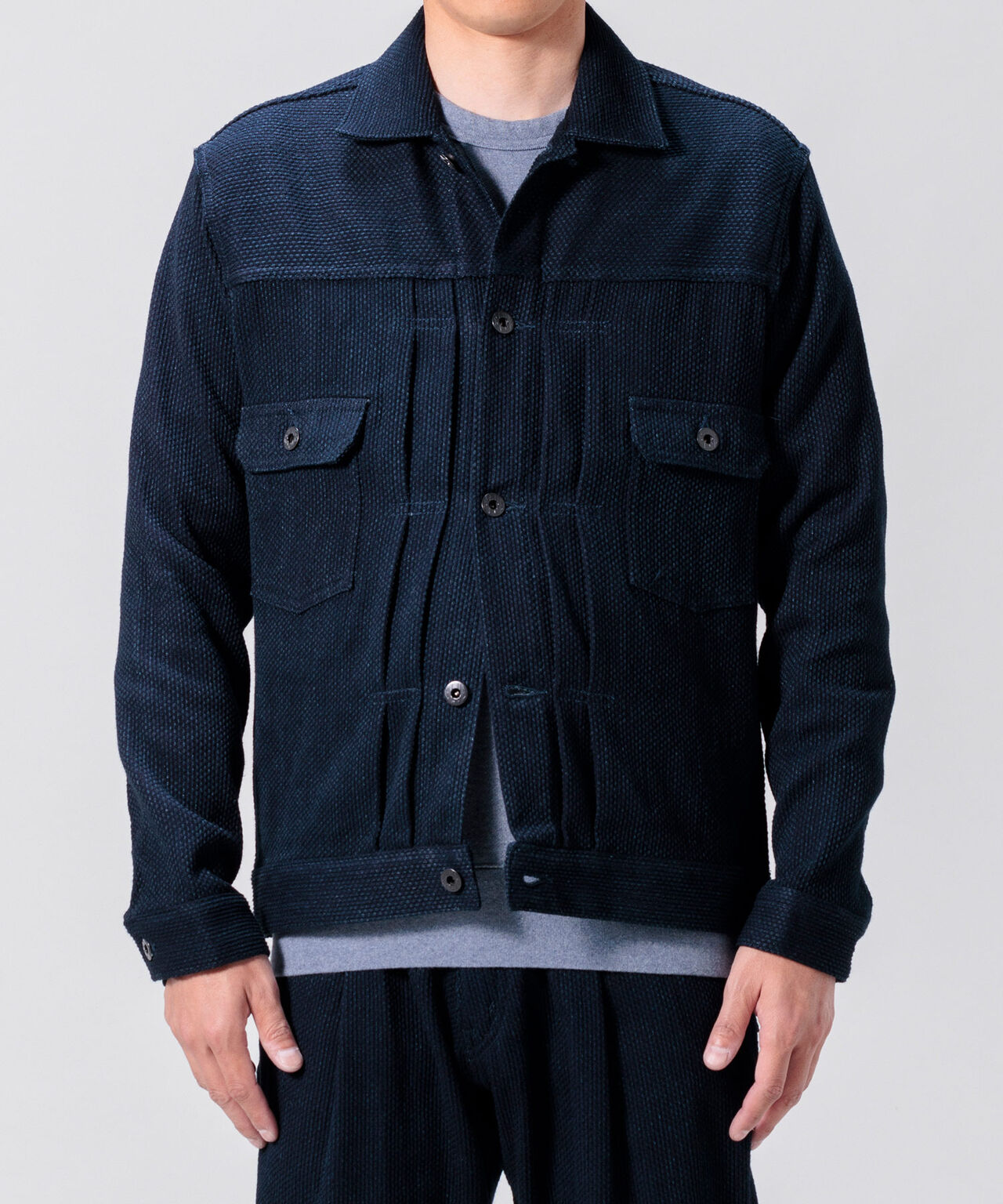 Sashiko Type 2 Jacket,INDIGO, large image number 0