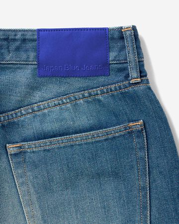 WOMEN | Light Tapered Jeans 9oz  Medium Indigo,MEDIUM INDIGO, large image number 7