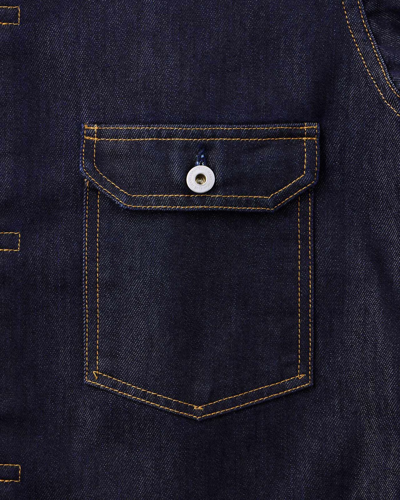MEN | Light Type 1 Denim Jacket 9oz,INDIGO, large image number 4