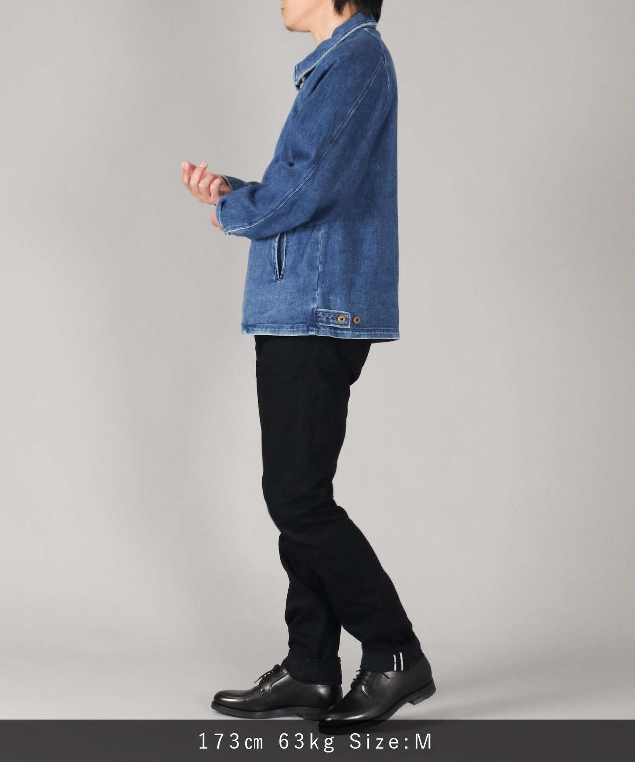 11oz Denim Smooth Swing Top Jacket,MEDIUM INDIGO, large image number 9