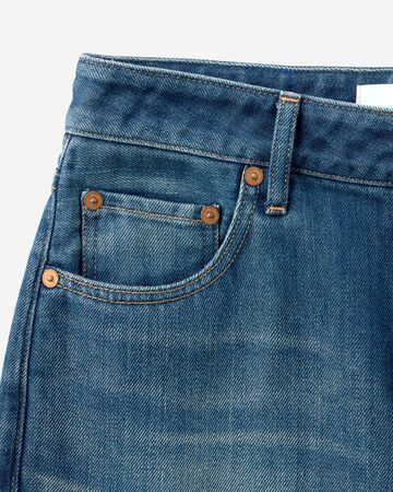 WOMEN | Light Tapered Jeans 9oz  Medium Indigo,MEDIUM INDIGO, large image number 8