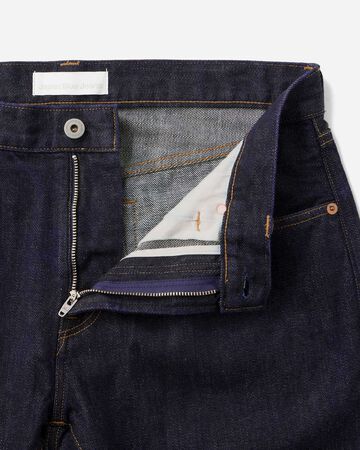 MEN | Selvedge Slim Jeans 12oz,INDIGO, large image number 4