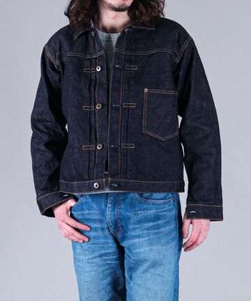 14.8oz Classic Denim Jacket,INDIGO, large image number 3