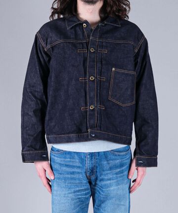 14.8oz Classic Denim Jacket,INDIGO, large image number 0