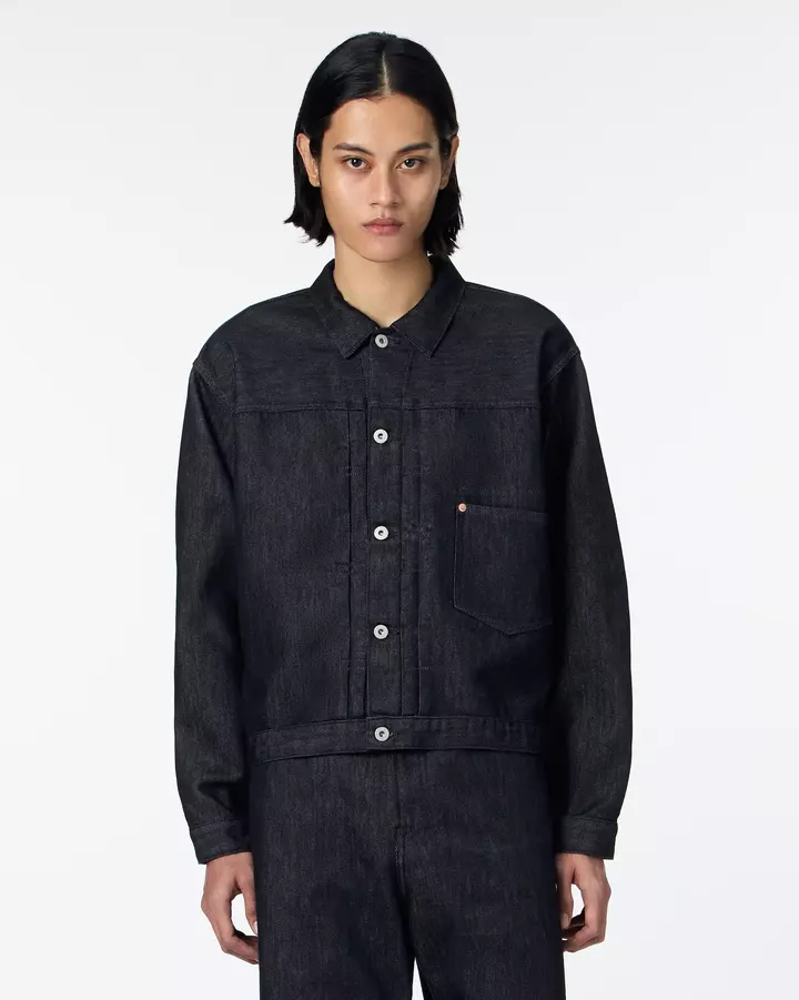 MEN | Light Type 1 Denim Jacket 9oz Black,, medium