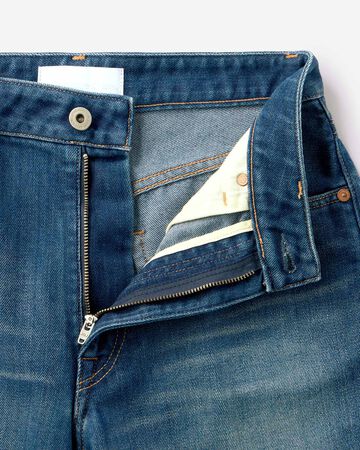 WOMEN | Light Tapered Jeans 9oz  Medium Indigo,MEDIUM INDIGO, large image number 5