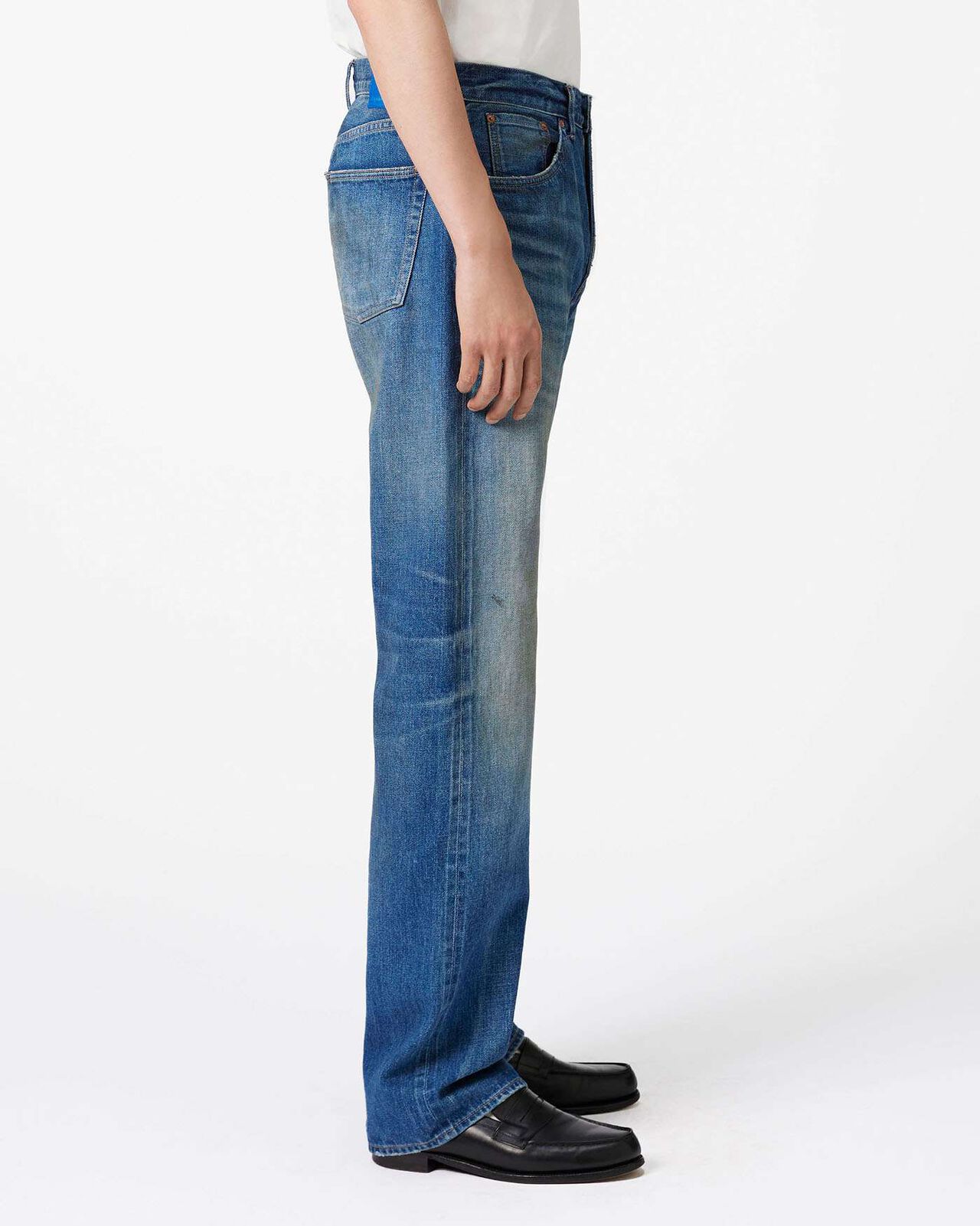 MEN | Vintage Wide Jeans 12oz Dark Indigo,DARK INDIGO, large image number 1