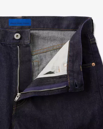MEN | Selvedge Straight Jeans 12oz,INDIGO, large image number 4
