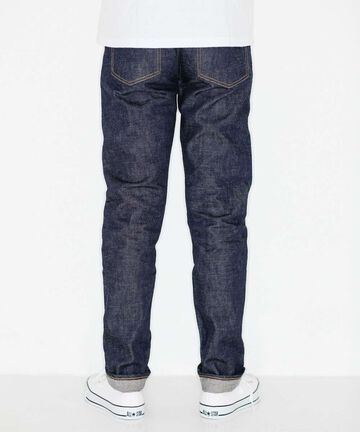 J304 12.5oz Africa Cotton Straight Selvedge Jeans,INDIGO, large image number 2