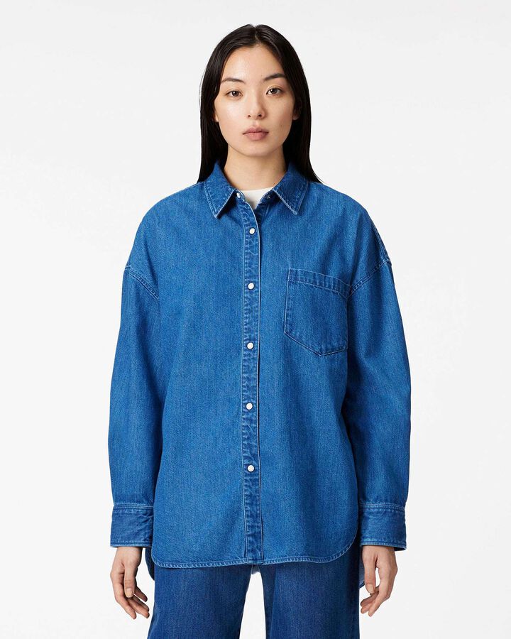 WOMEN | Light Denim Shirt 7oz,, medium