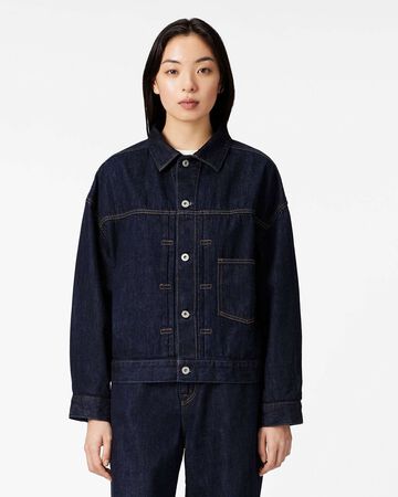 WOMEN | Selvedge Denim Jacket 12oz,INDIGO, large image number 0