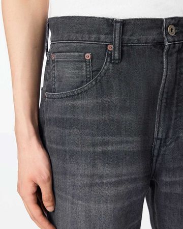 MEN | Light Straight Jeans 9oz Washed Black,WASHED BLACK, large image number 3