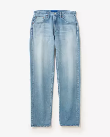 MEN | Light Straight Jeans 9oz Medium Indigo,MEDIUM INDIGO, large image number 4