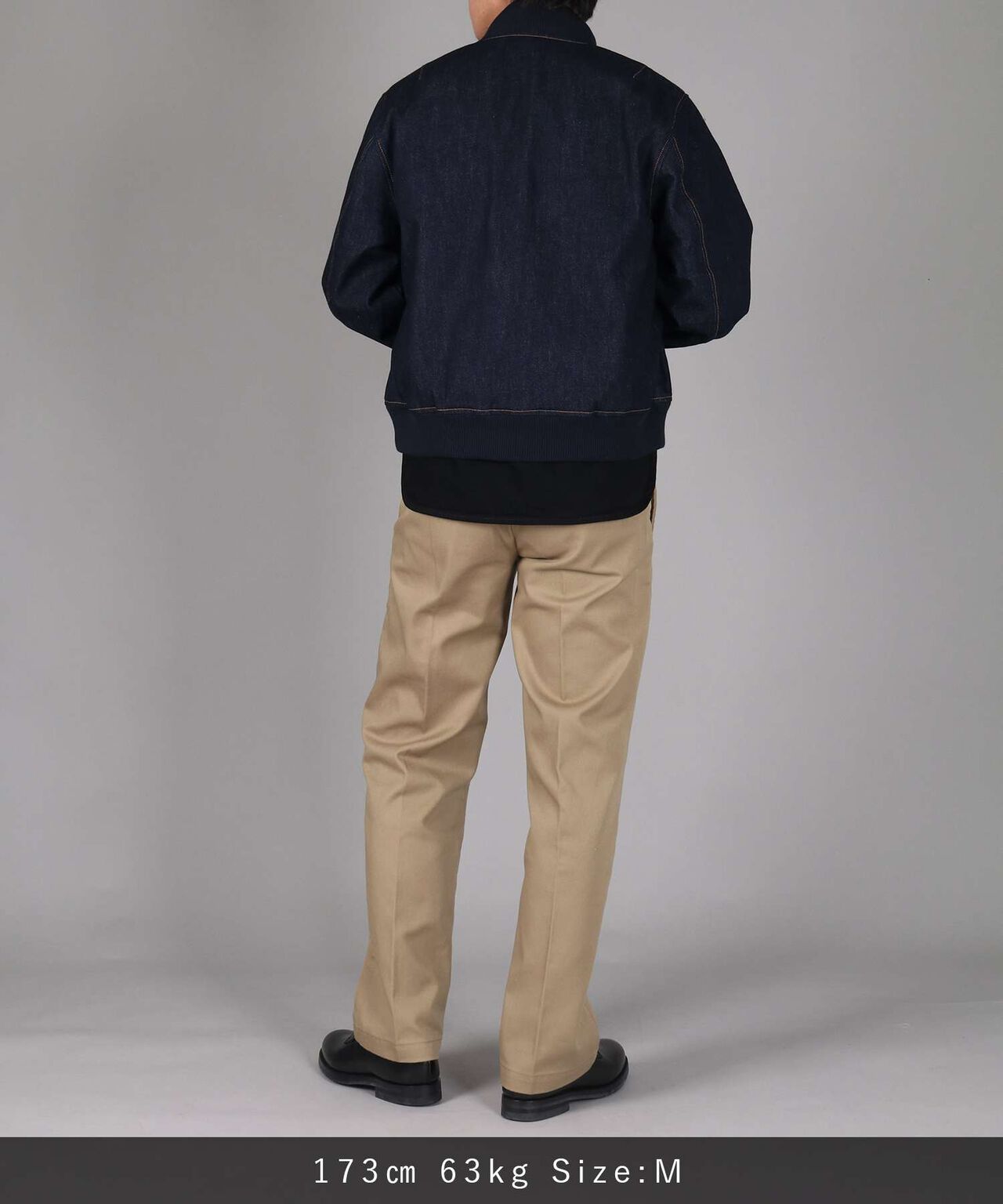 11.5oz Denim Bomber Jacket,INDIGO, large image number 12