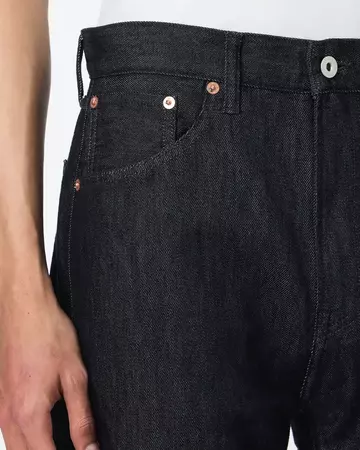 MEN | Light Wide Jeans 9oz Black,BLACK, large image number 3