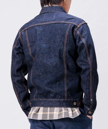 14.8oz Type 2 Denim Jacket,INDIGO, large image number 15