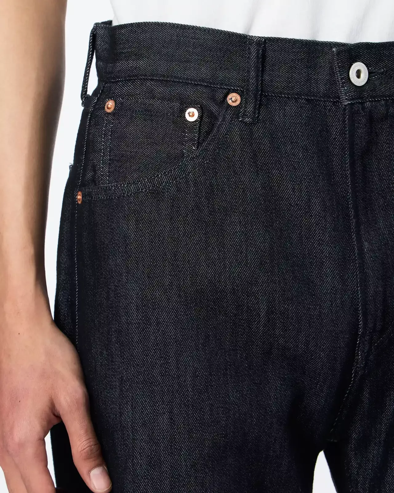 MEN | Light Flare Jeans 9oz Black,BLACK, large image number 3