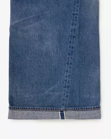 MEN | ReDESIGN Skew Wide Jeans 12oz Dark Indigo,DARK INDIGO, large image number 9