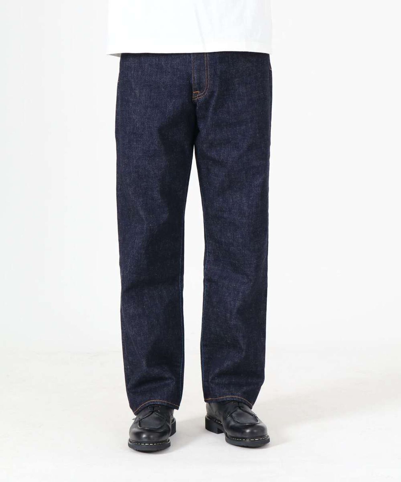 J501 14.8oz US Cotton Loose Selvedge Jeans,INDIGO, large image number 0