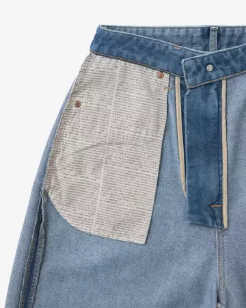 WOMEN | Light Loose Jeans 9oz Medium Indigo,MEDIUM INDIGO, large image number 7