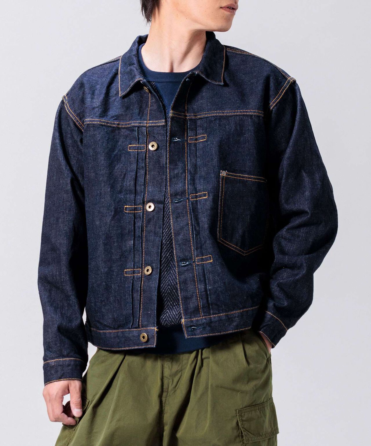 14.8oz Classic Denim Jacket,INDIGO, large image number 9