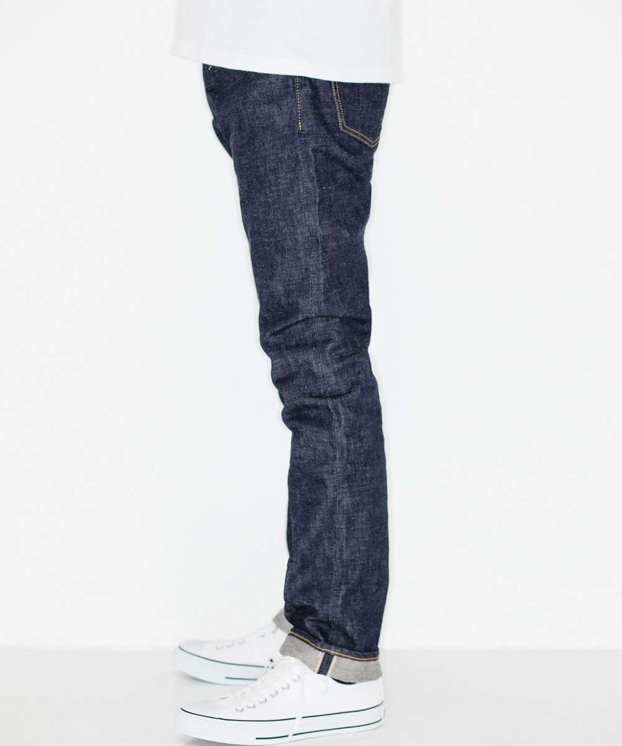 J304 12.5oz Africa Cotton Straight Selvedge Jeans,INDIGO, large image number 1
