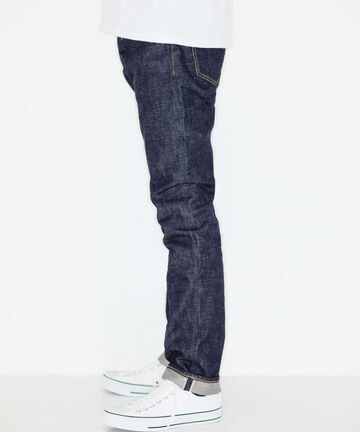 J304 12.5oz Africa Cotton Straight Selvedge Jeans,INDIGO, large image number 1