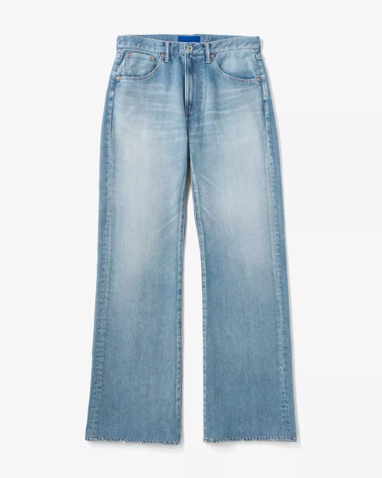MEN | Light Flare Jeans 9oz Medium Indigo,MEDIUM INDIGO, large image number 4