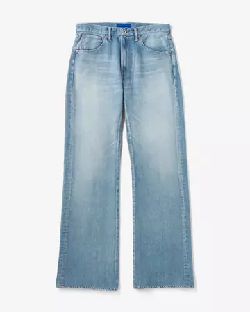 MEN | Light Flare Jeans 9oz Medium Indigo,MEDIUM INDIGO, large image number 4