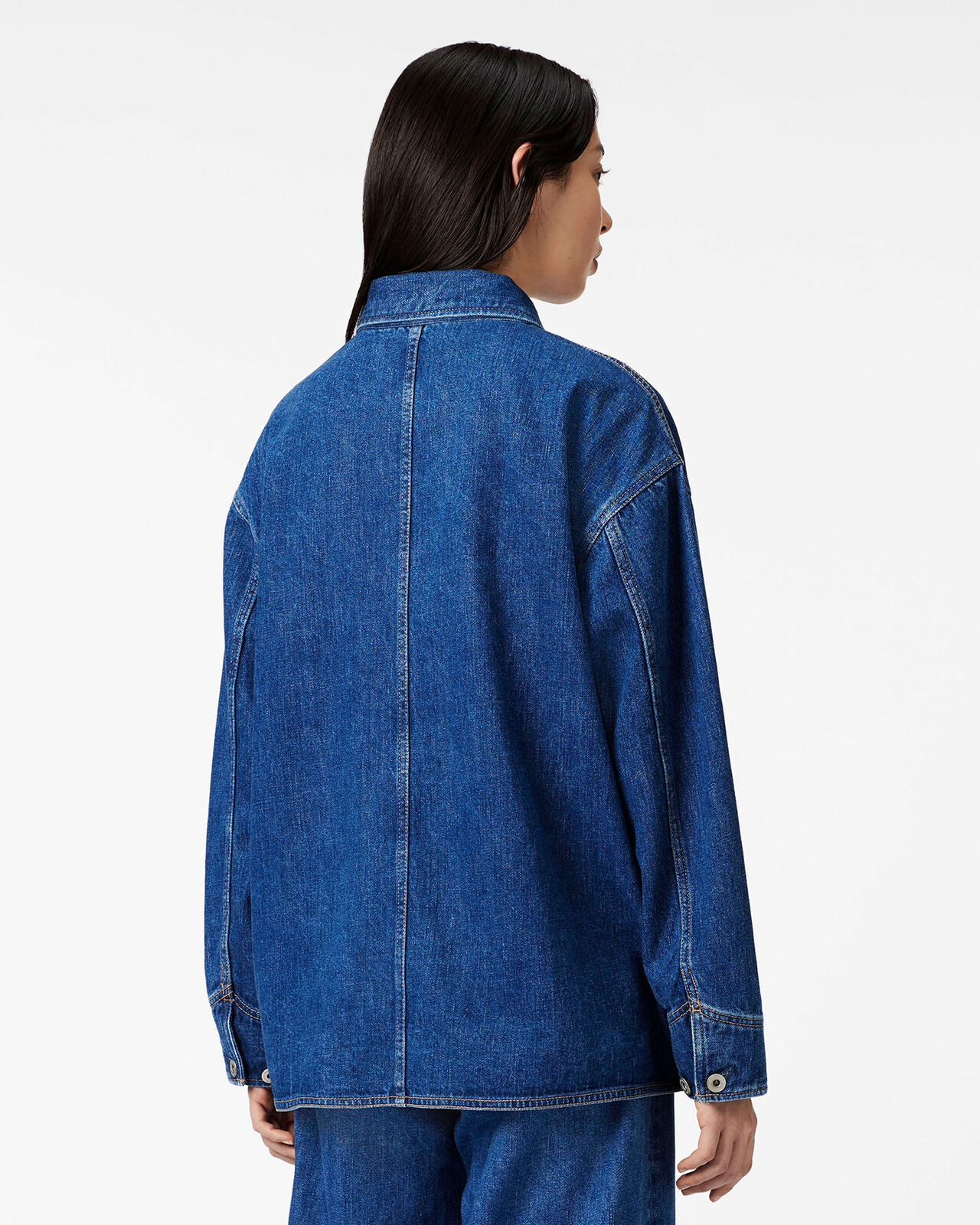 WOMEN | Selvedge Coveralls 12oz Medium Indigo,MEDIUM INDIGO, large image number 2