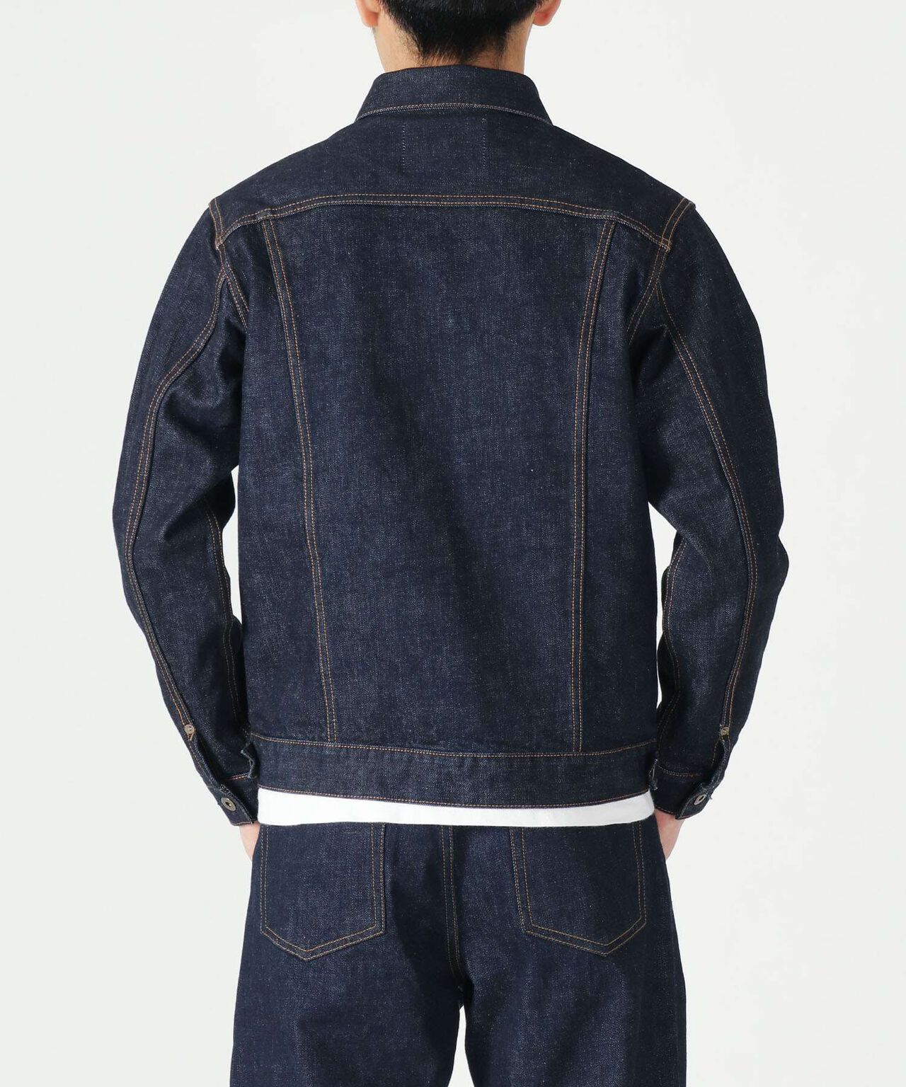 14.8oz Type 2 Denim Jacket,INDIGO, large image number 3