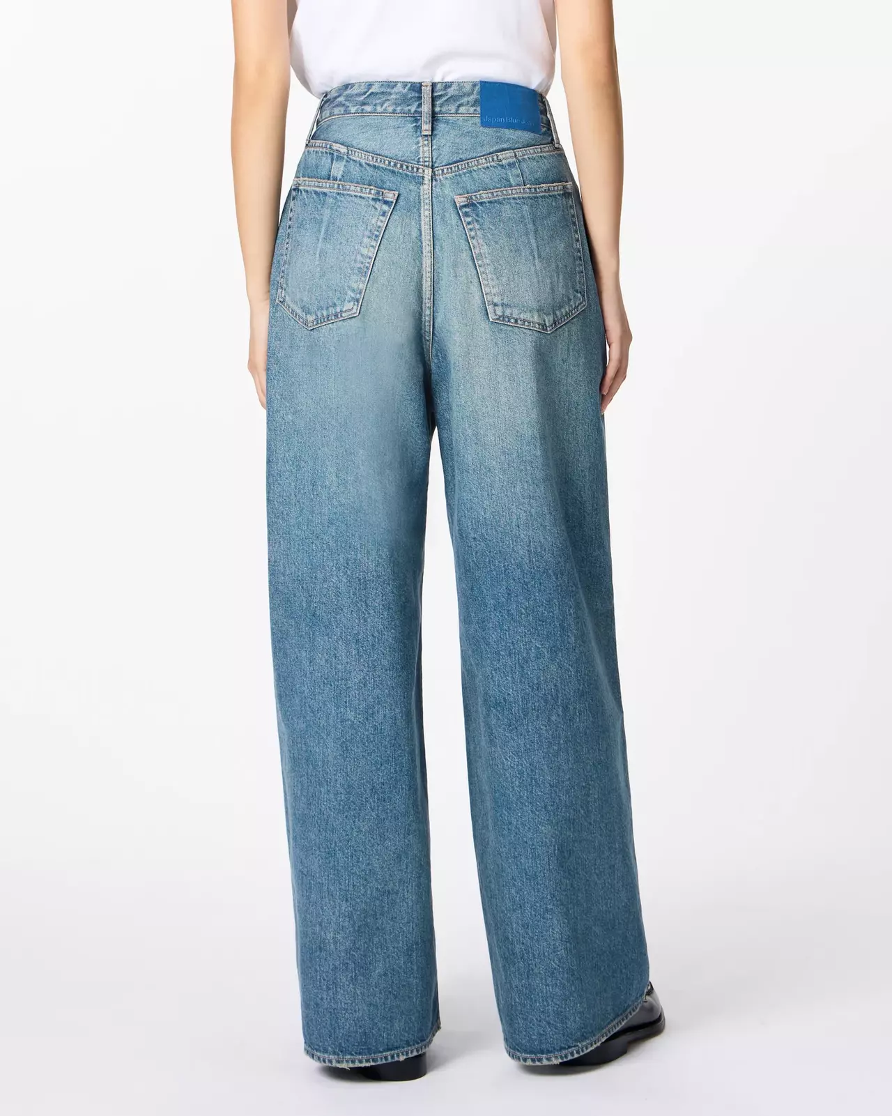WOMEN | Damage Loose Jeans 11oz Medium Indigo,MEDIUM INDIGO, large image number 2