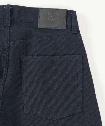 Sashiko Wide Tapered 5P Pants,INDIGO, large image number 9