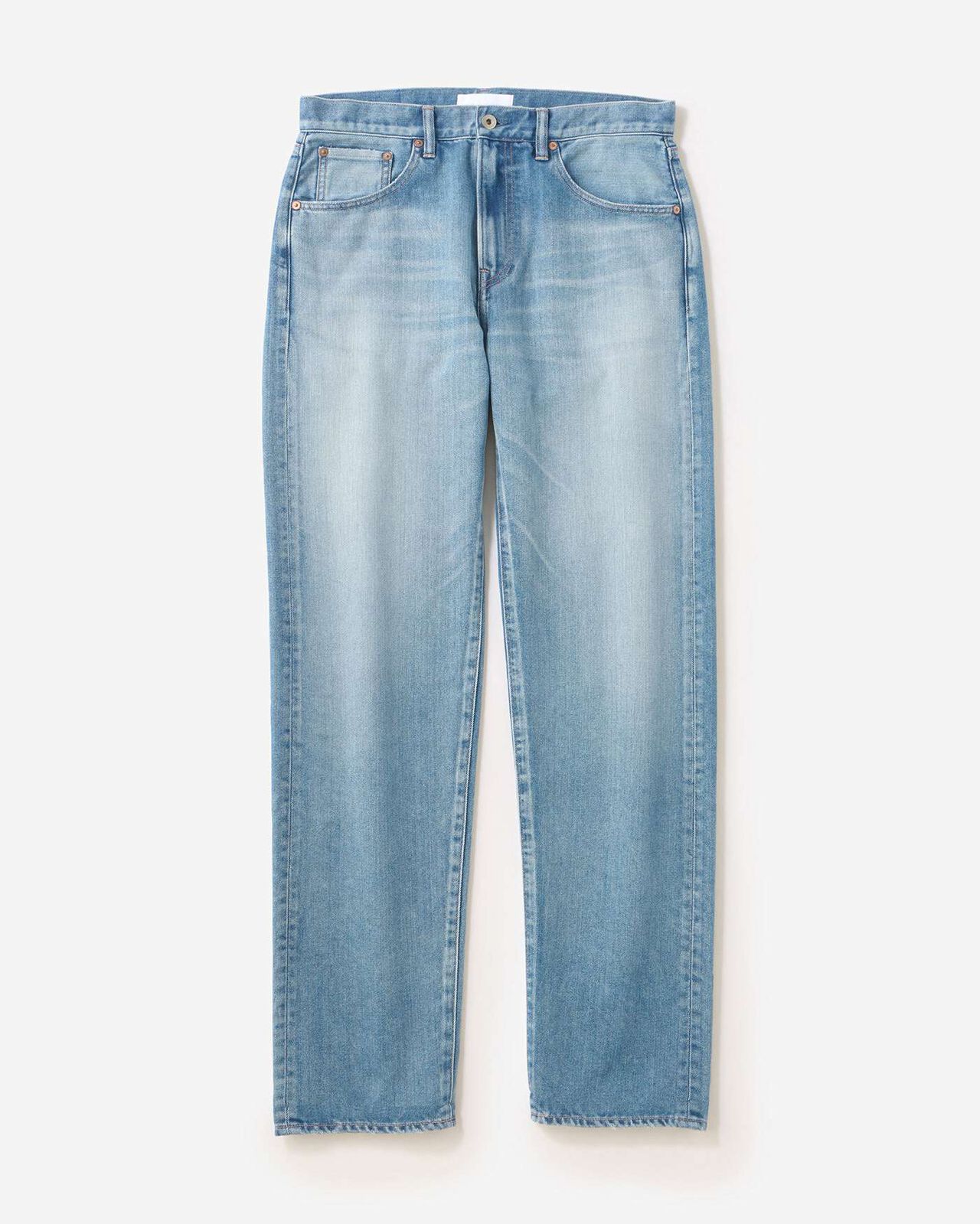 MEN | Light Straight Jeans 9oz Medium Indigo,MEDIUM INDIGO, large image number 4